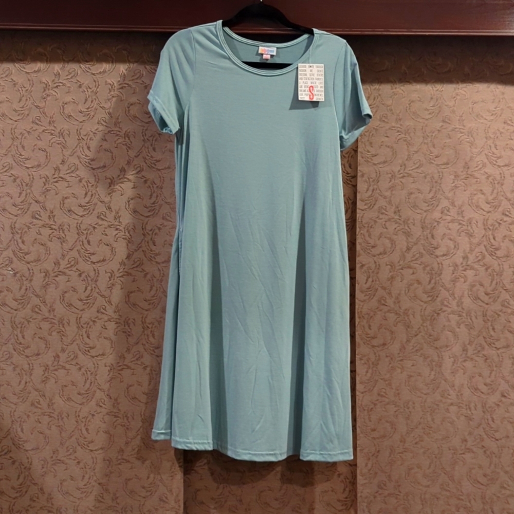 LuLaRoe Jesse Dress, size Small, Seafoam Green NWT